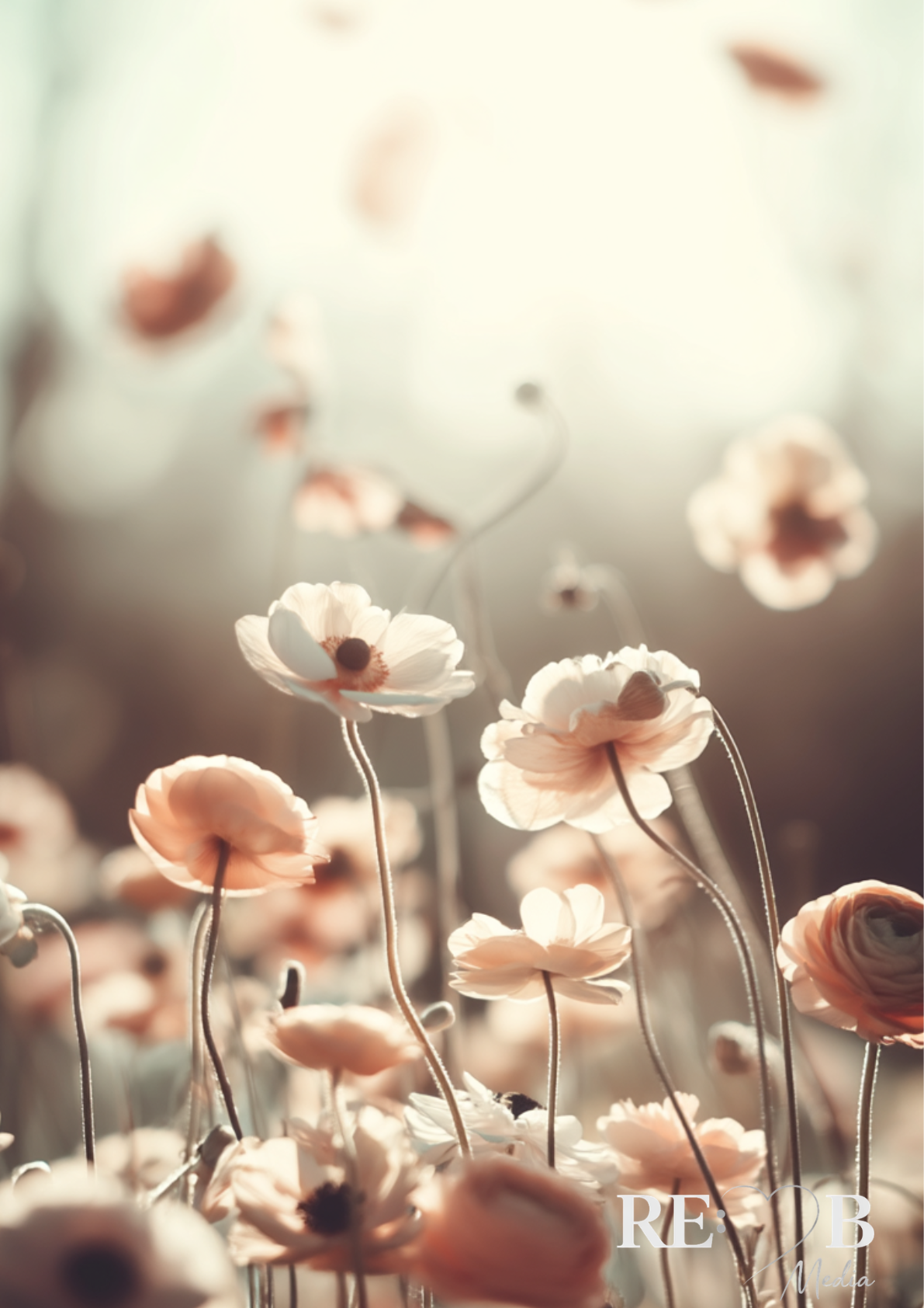 Bundle Dreamy Florals No. 1-19 – Digitaler Fine Art Download A2 | RE:BELLE™   aufeinander abgestimmte Blumen-Prints als Sofort-Download. A2, 300 dpi, druckfertig. Deine Wände als kuratierte Galerie. RE:BELLE™