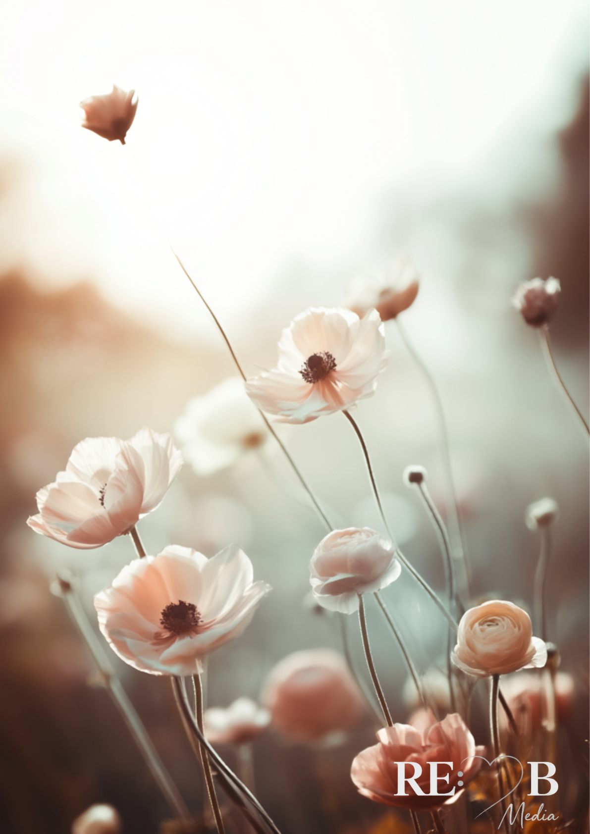 Bundle Dreamy Florals No. 1-19 – Digitaler Fine Art Download A2 | RE:BELLE™   aufeinander abgestimmte Blumen-Prints als Sofort-Download. A2, 300 dpi, druckfertig. Deine Wände als kuratierte Galerie. RE:BELLE™