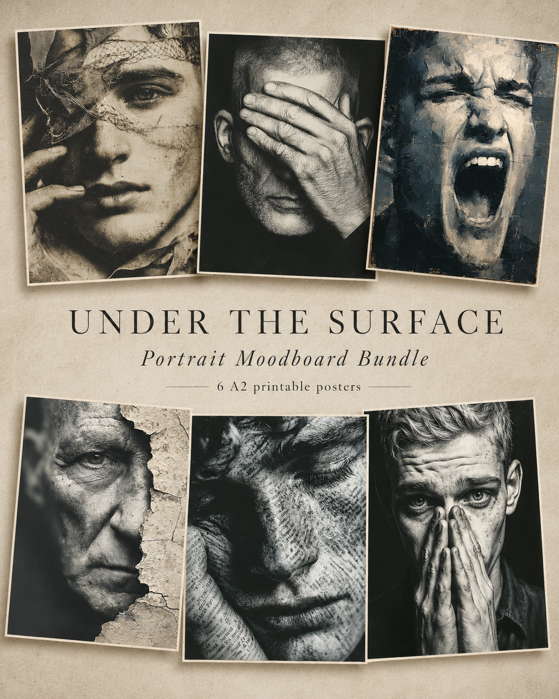 Under the Surface – 6 Printable Poster A2