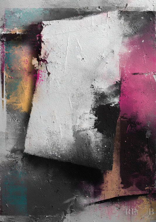 FRACTURED SURFACES – Abstrakte Wandkunst A2 Bundle | Urban Minimal Art als Premium Download Roh. Unruhig. Still. FRACTURED SURFACES zeigt, was bleibt, wenn Oberfläche bricht.