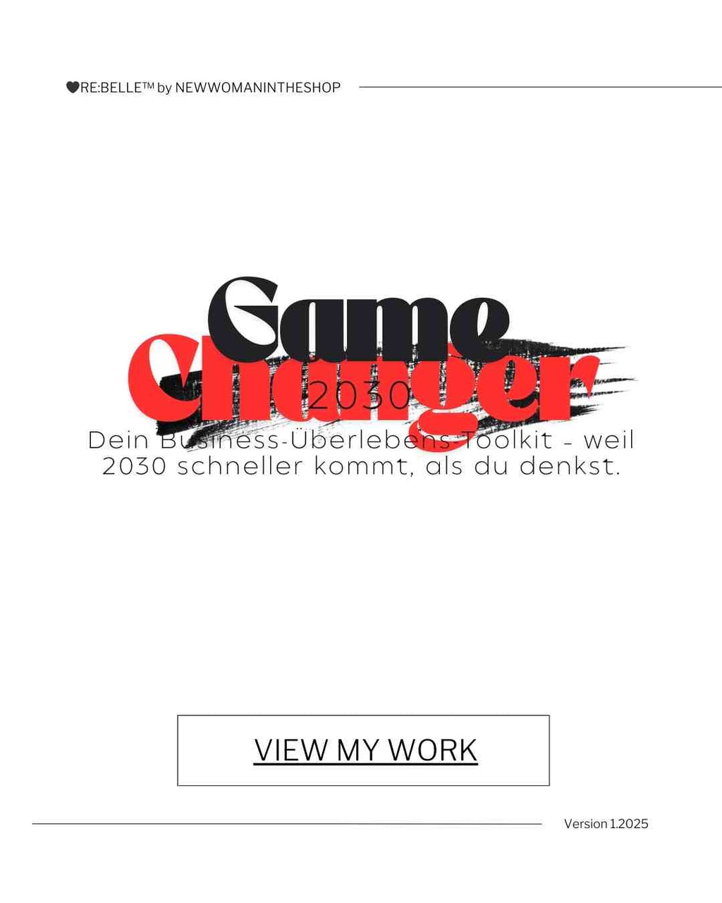 Gamechanger 2030🖤RE:BELLE™ by NEWWOMANINTHESHOP