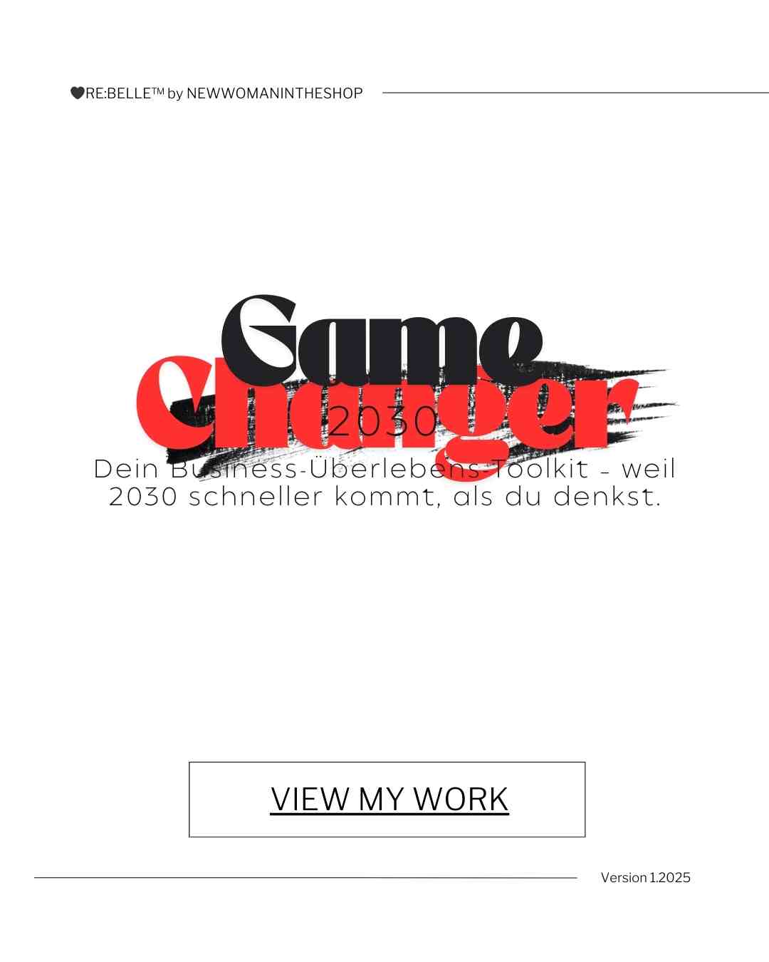 Gamechanger 2030🖤RE:BELLE™ by NEWWOMANINTHESHOP