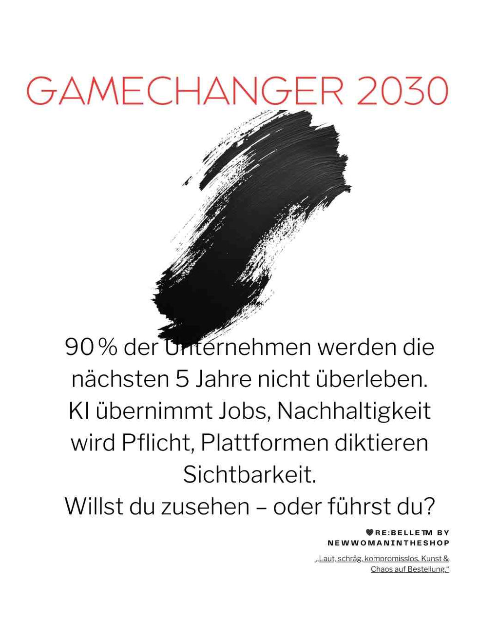 Gamechanger 2030🖤RE:BELLE™ by NEWWOMANINTHESHOP