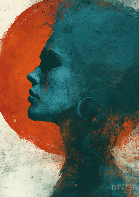 Silent Tension – 4er Poster Bundle | Expressionistische Kunst A2 Download Vier Motive. Vier Zustände. Zwischen Kontrolle, Druck und leiser Eskalation. Für Räume, die mehr fühlen sollen als sie zeigen.