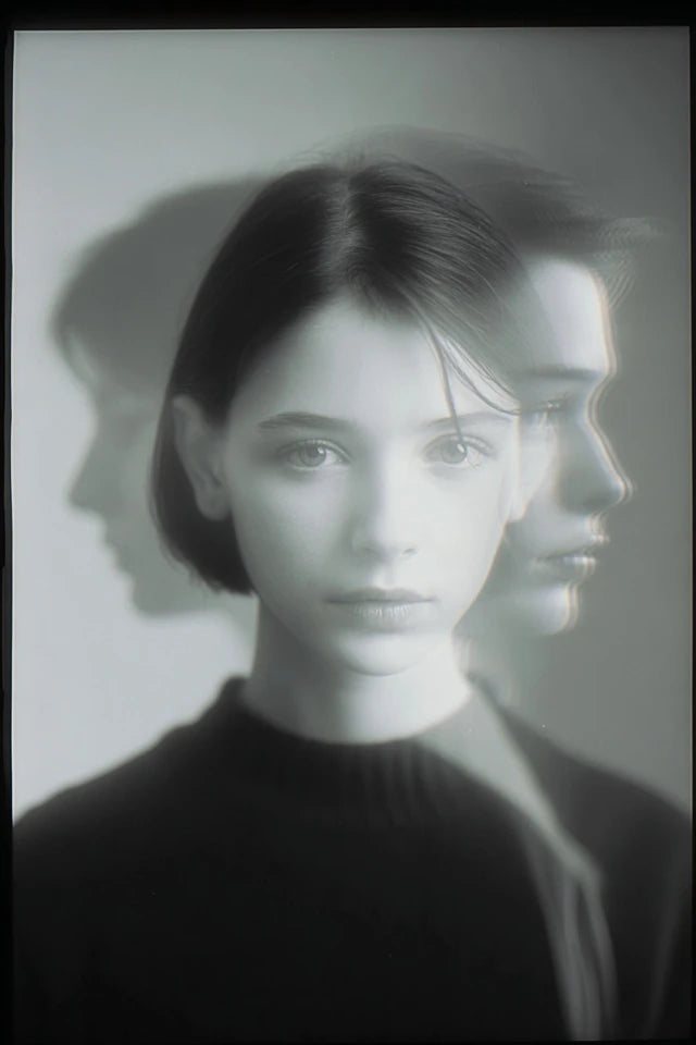 THE GAZE – Silent Observer Series | Digitale Wandkunst A2 als Printable Poster