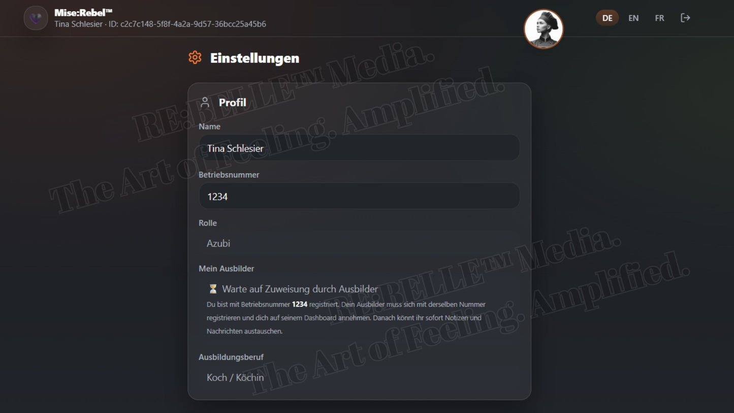 Mise:Rebel™ – Dein digitales Berichtsheft & Prüfungssystem    Du schiebst dein Berichtsheft. Die Prüfung kommt näher.  Mise:Rebel™ bringt Struktur rein – sofort, digital, überall.