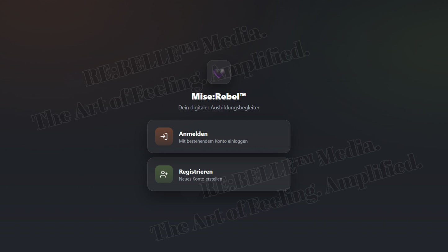 Mise:Rebel™ – Dein digitales Berichtsheft & Prüfungssystem    Du schiebst dein Berichtsheft. Die Prüfung kommt näher.  Mise:Rebel™ bringt Struktur rein – sofort, digital, überall.
