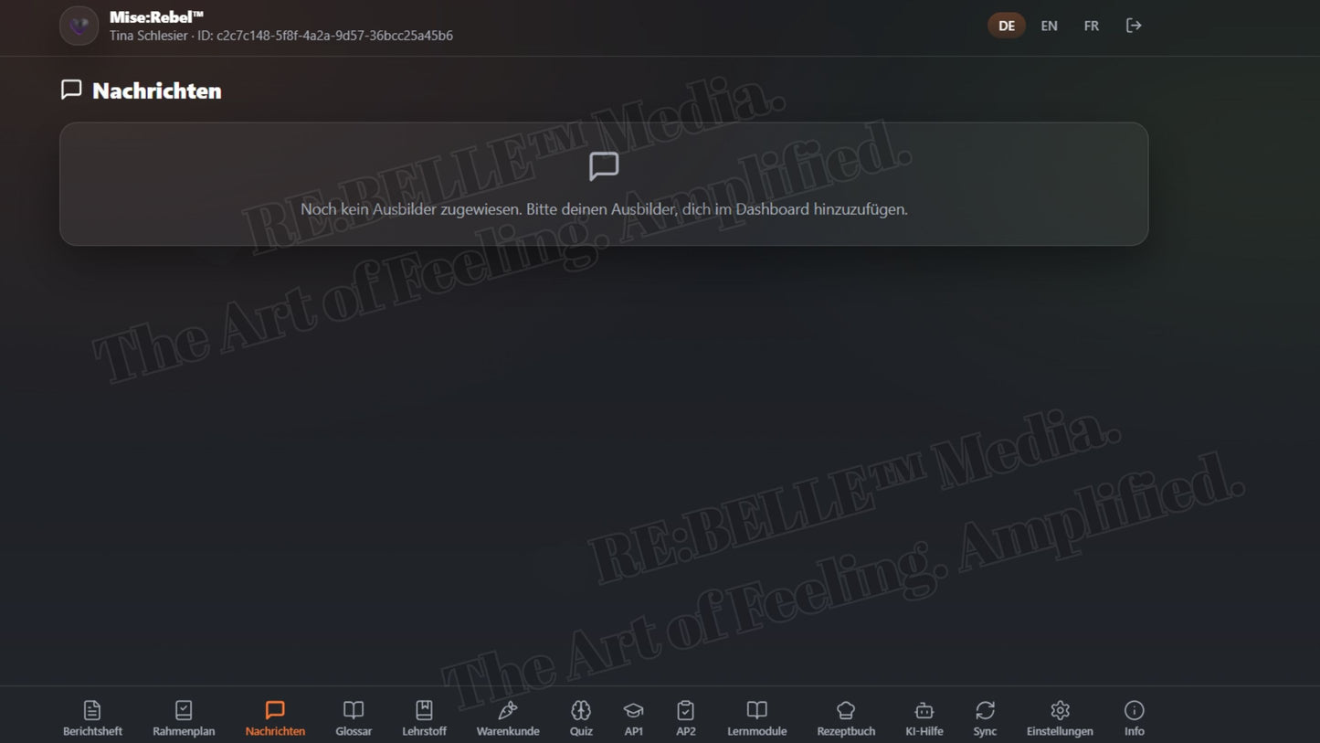 Mise:Rebel™ – Dein digitales Berichtsheft & Prüfungssystem    Du schiebst dein Berichtsheft. Die Prüfung kommt näher.  Mise:Rebel™ bringt Struktur rein – sofort, digital, überall.
